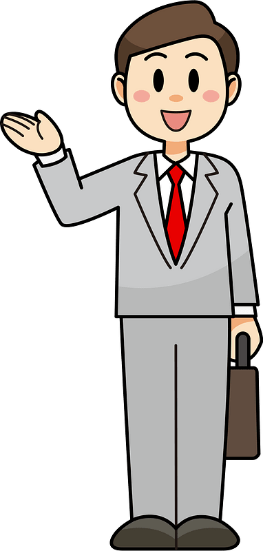 Businessman Welcomes