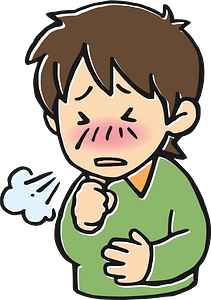 Young Boy is Coughing