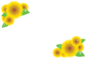 Frame with Sunflower