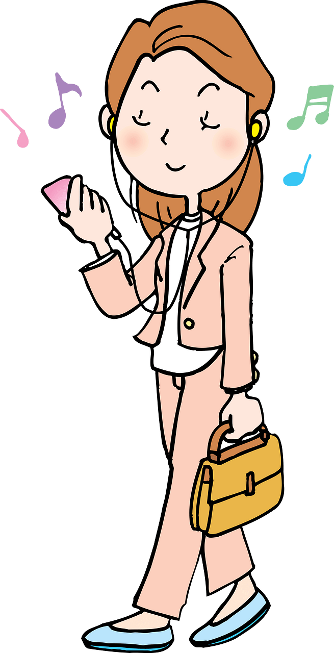 Woman Listening To Music