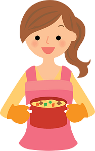 Woman Cooks Ragout