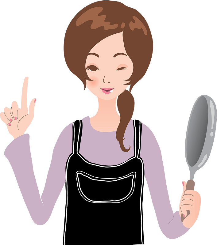 Woman Cook Gives an Advice