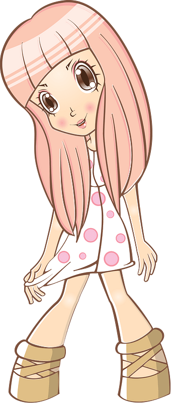 Gyaru Girl - Free vector clipart images on creazilla.com