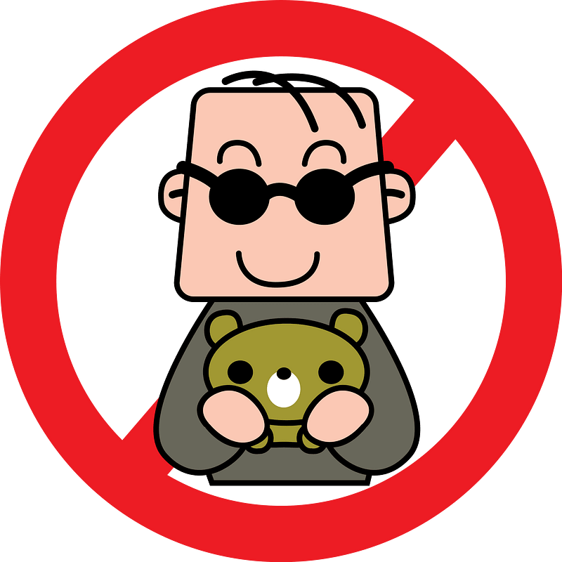 Suspicious Person Prohibition Mark