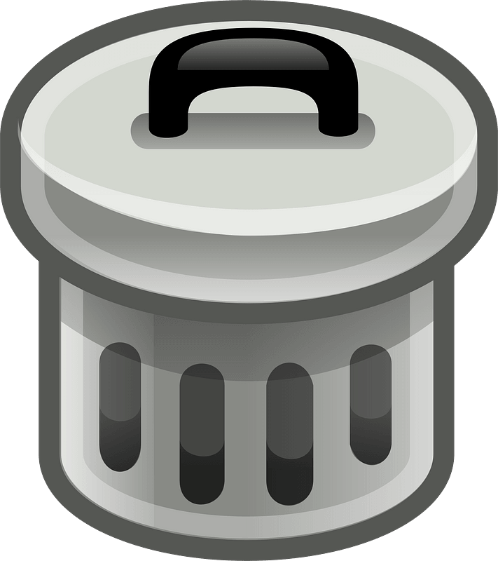 Garbage can icon