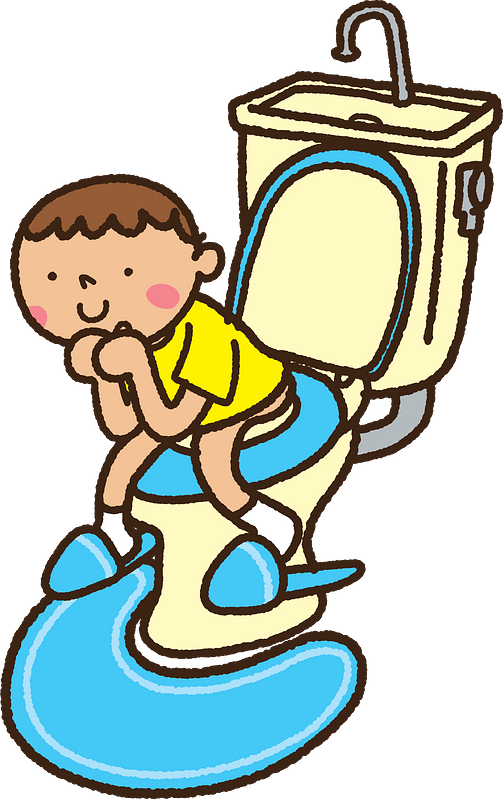 Little Boy in a Toilet