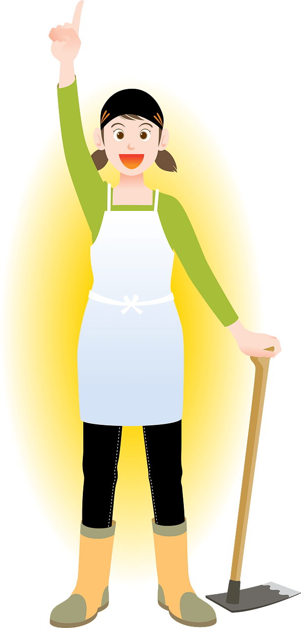 Farmer Woman with a Hoe