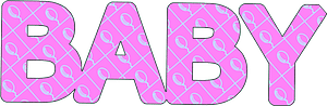 Baby lettering