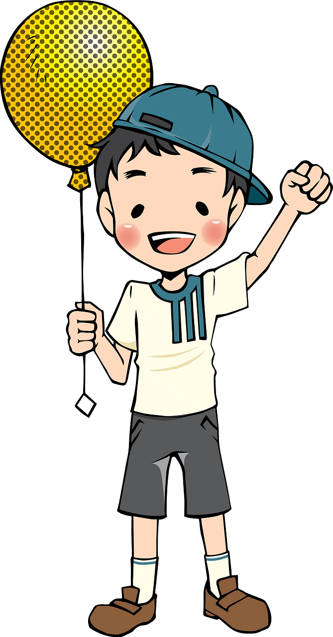 Young Boy with Balloon