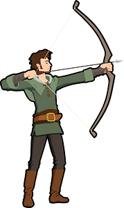 Man with a Bow and an Arrow