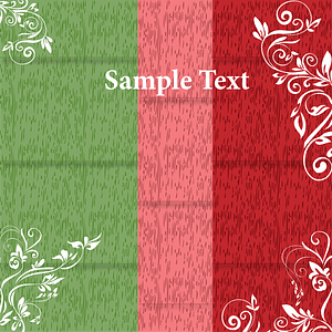 Background with Plant