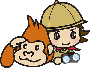 Explorer Boy and Child Gorilla