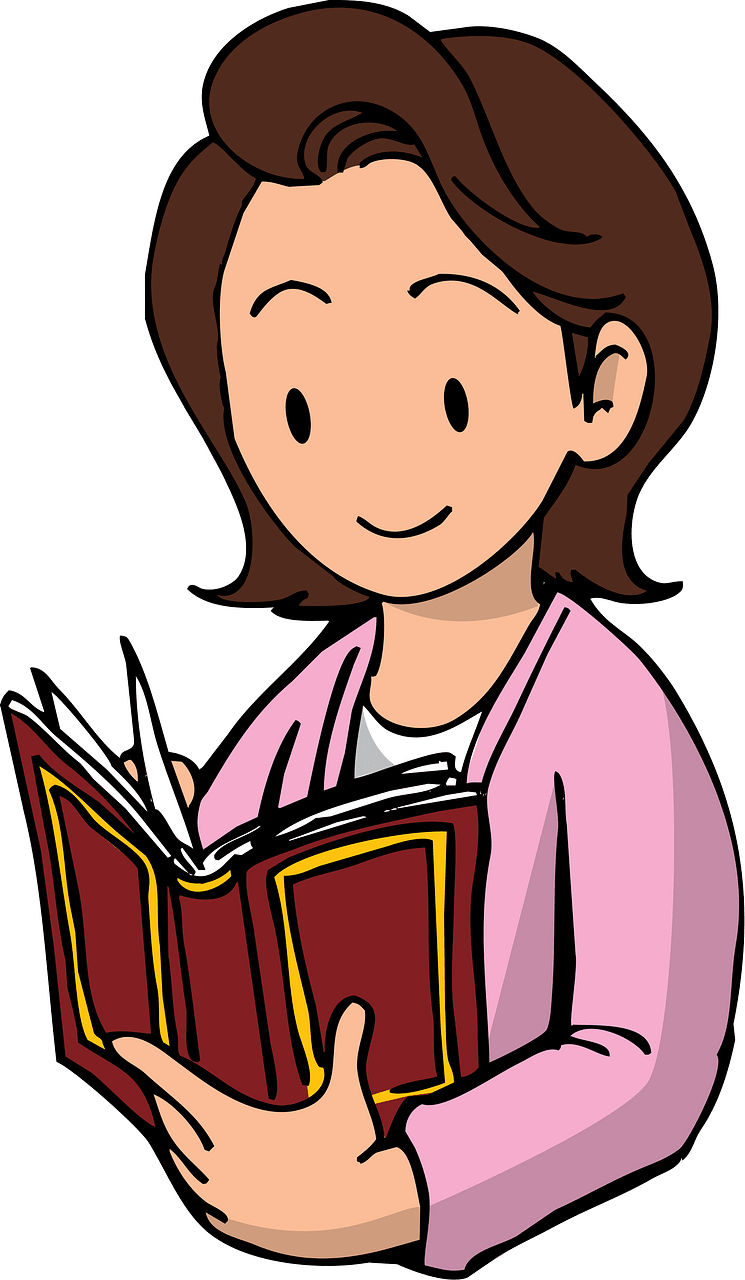 Woman Reads a Book