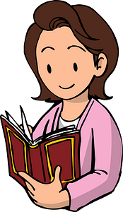 Woman Reads a Book