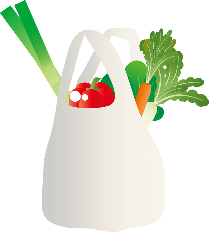 Reusable Bag with Vegetables