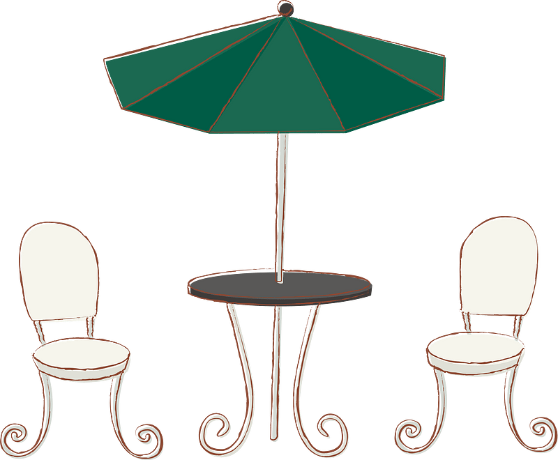 Table and Chairs in Cafe