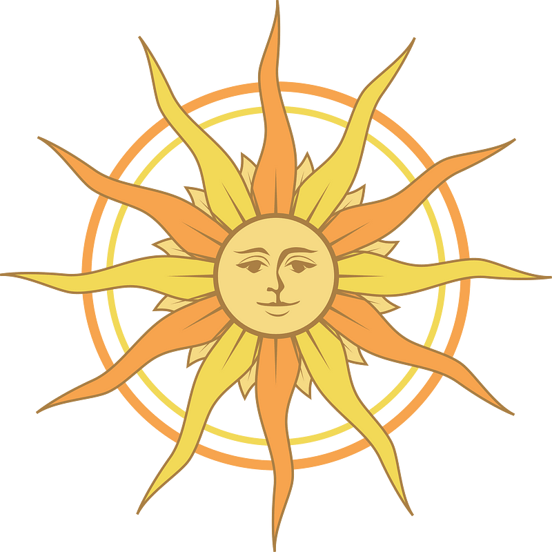 Solar Deity - Sun God - Free vector clipart images on creazilla.com