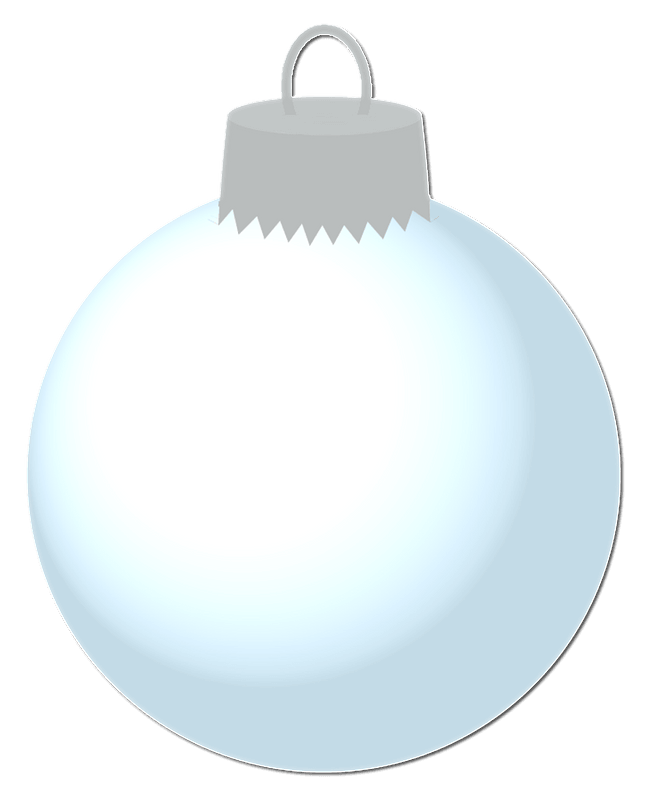 White Christmas ball