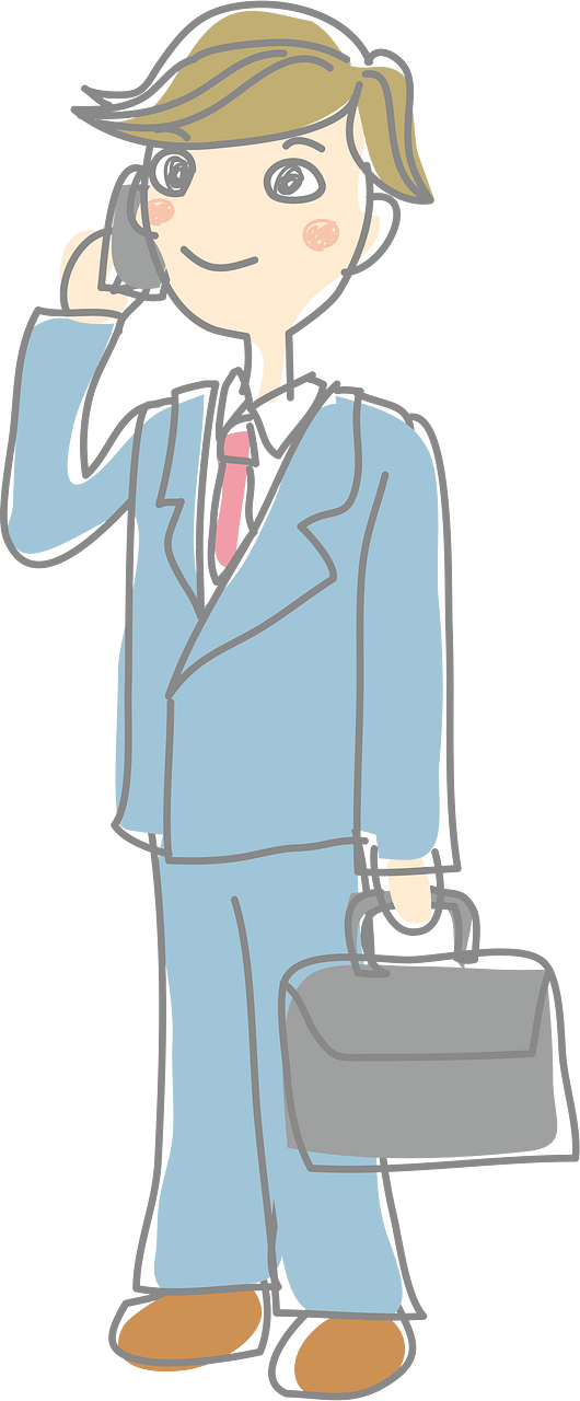 Businessman Talking on a Phone