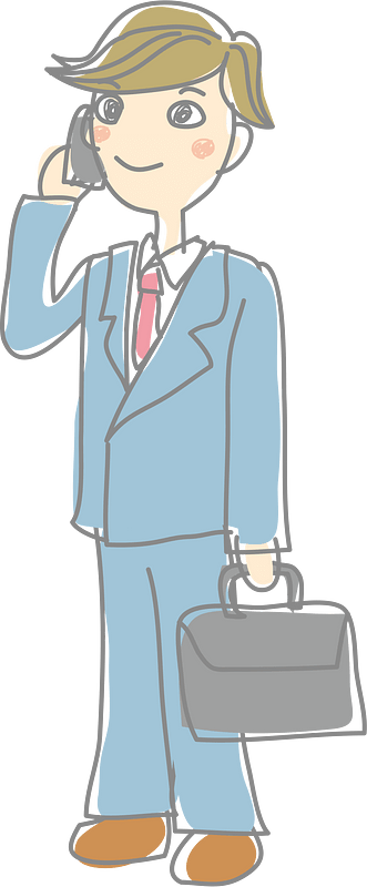 Businessman Talking on a Phone