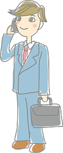 Businessman Talking on a Phone