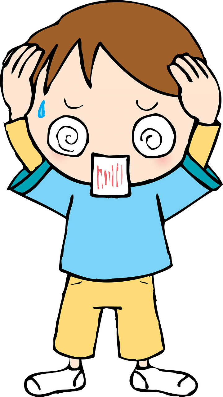 Little Boy in Panic