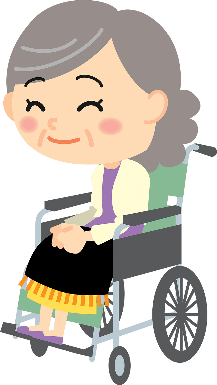 Senior Woman in Wheelchair 