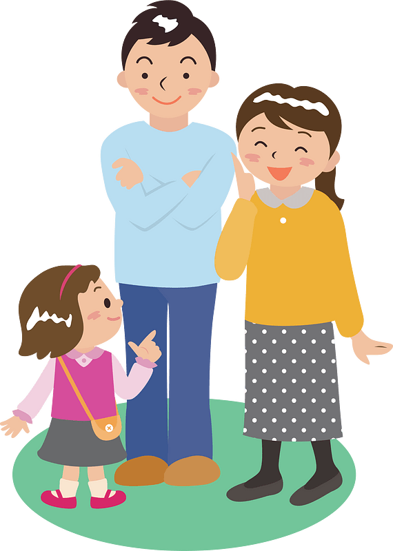 Father, Mother and Daughter