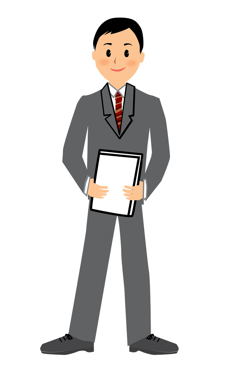 Business Man with Documents