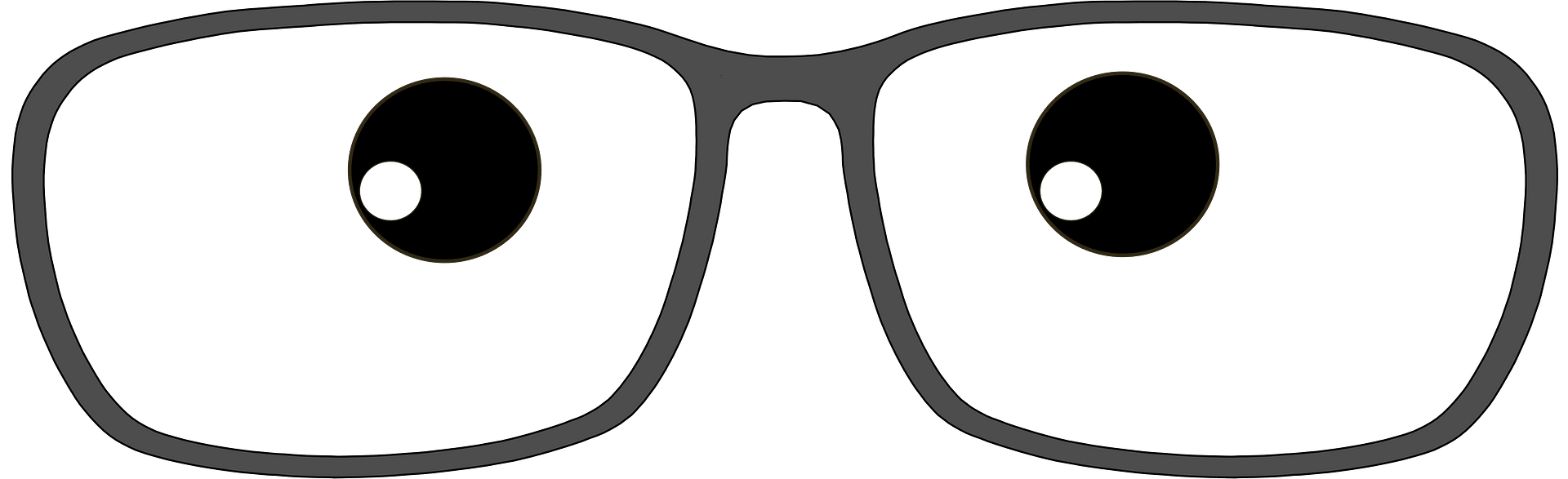 Eyes in glasses online