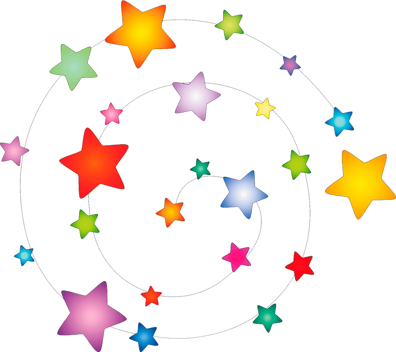 Multicolored stars