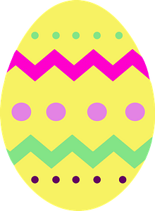 Yellow Easter egg