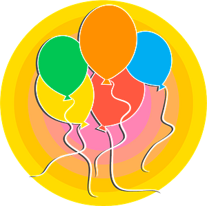 Multicolored balloons