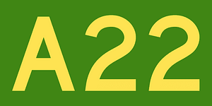 Australian Alphanumeric State Route A22