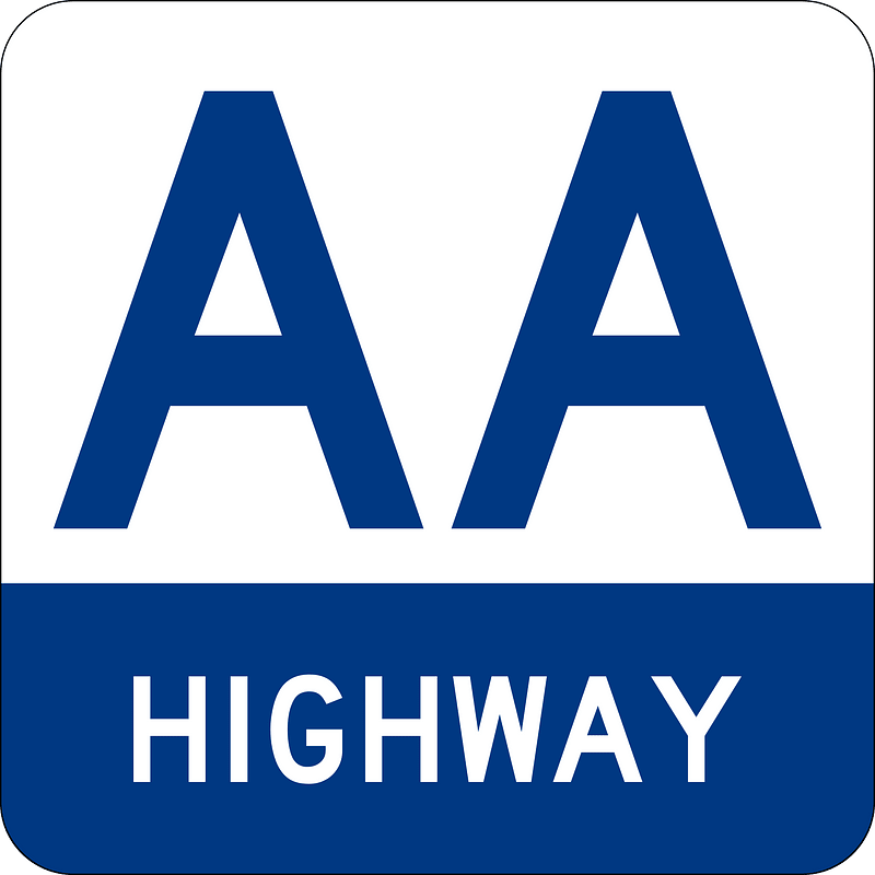 AA Highway Shield