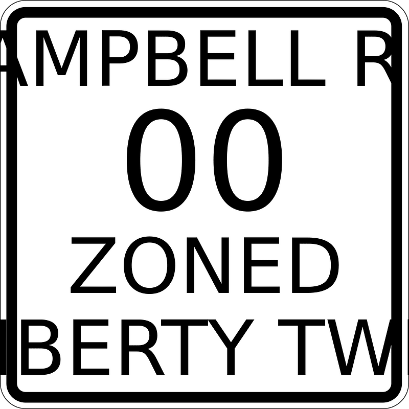 Liberty Township, Knox County, Ohio, route shield template