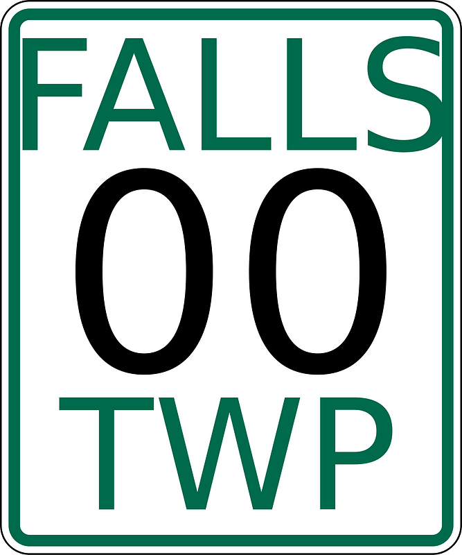 Falls Township, Hocking County, Ohio, route shield template