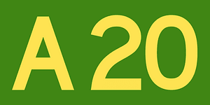 Australian Alphanumeric State Route A20
