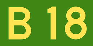 Australian Alphanumeric State Route B18