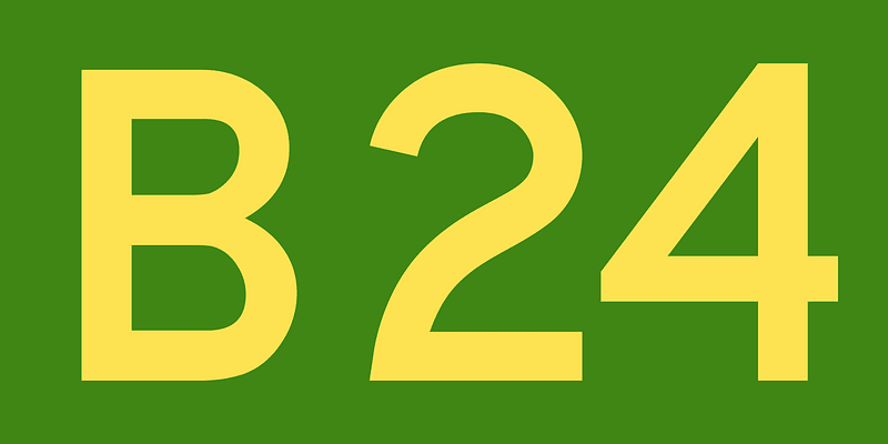 Australian Alphanumeric State Route B24