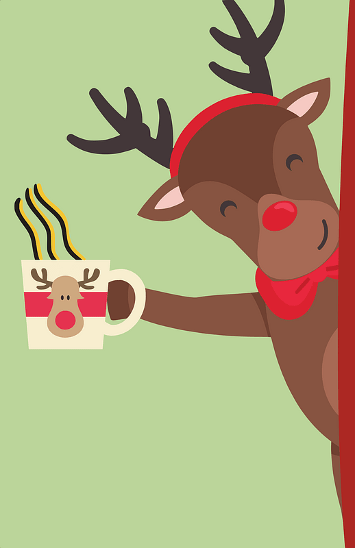 Reindeer with Coffee