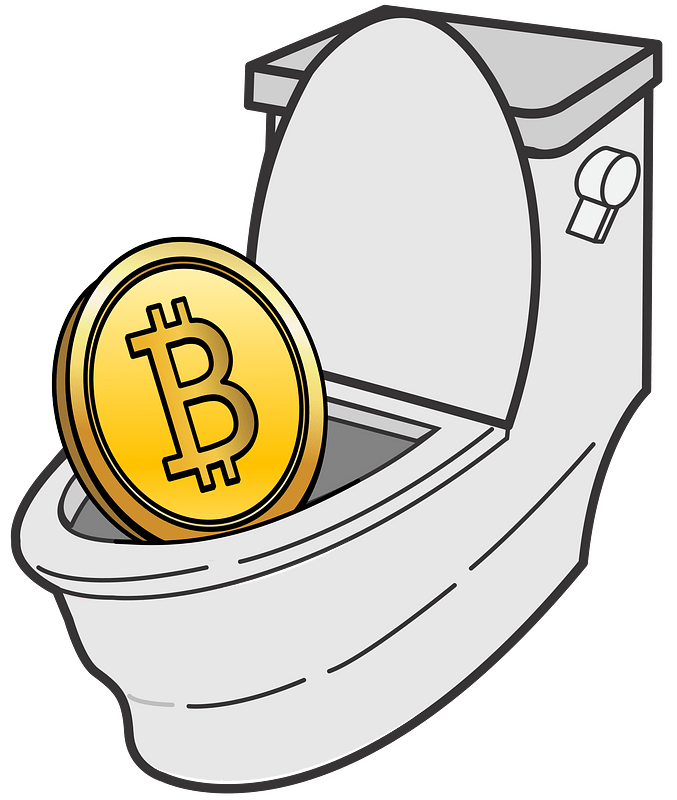 Bitcoin in the Toilet