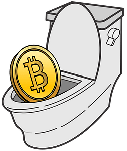 Bitcoin in the Toilet