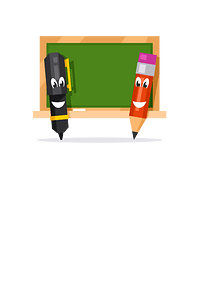 Pencil and pen vector