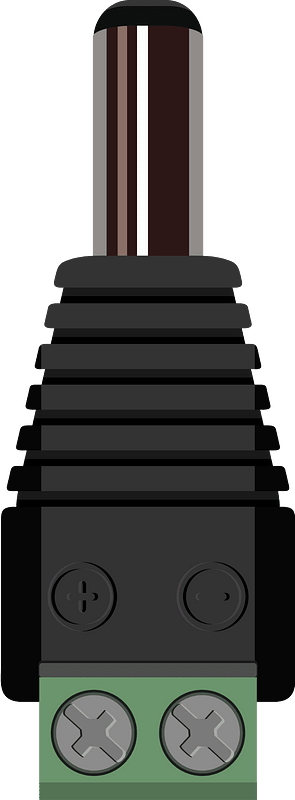 DC coaxial power connector female by Rones