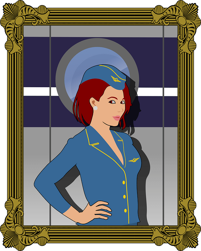 Saint Stewardess by Rones