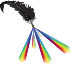 Feather Rainbow Blast