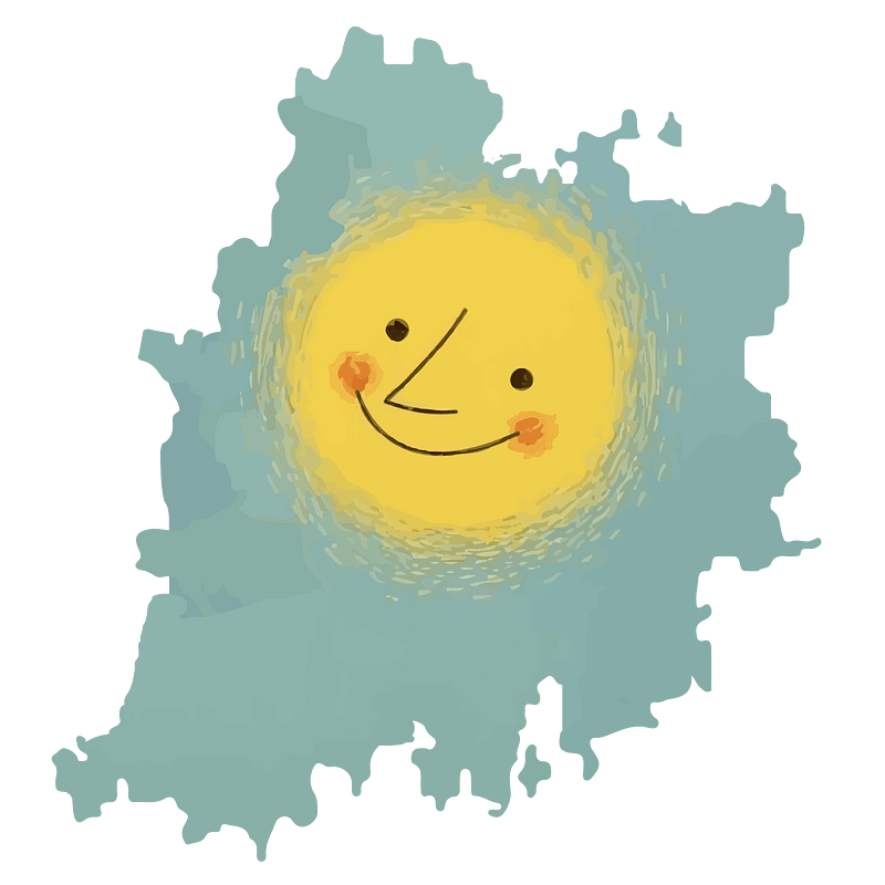 Happy Sunshine - Isolated