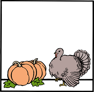 Basic Thanksgiving Day Frame - Colour Remix