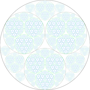 Apolonian gasket iterative II